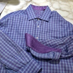 English Laundry plaid long sleeve shirt